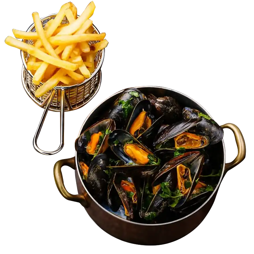 Moules-frites, café restaurant La Resistance, bar, brasserie, Buxerolles Poitiers